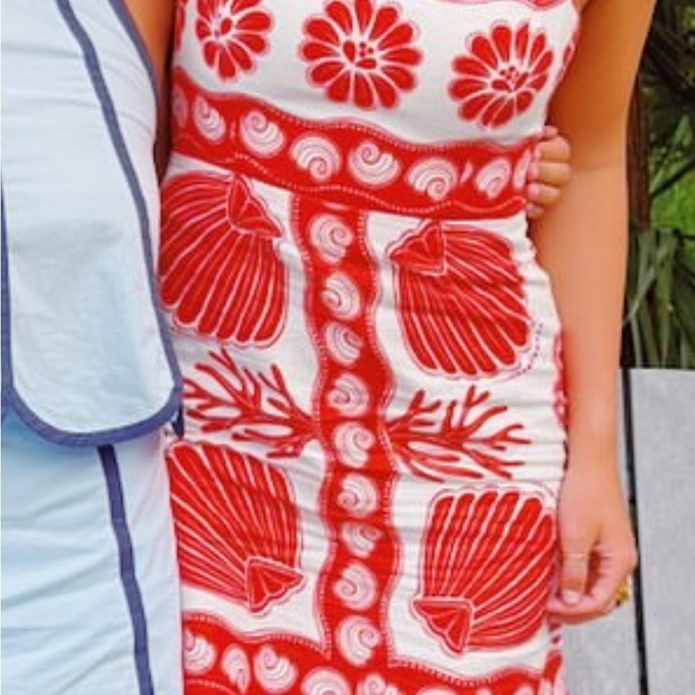 FARM Rio Anika shell mini dress